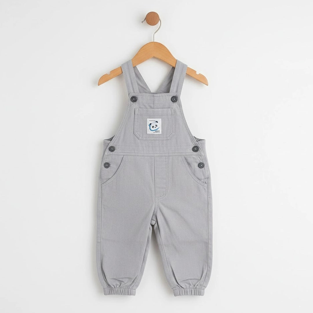 Panda Cub Overalls | Ages 3M–36M