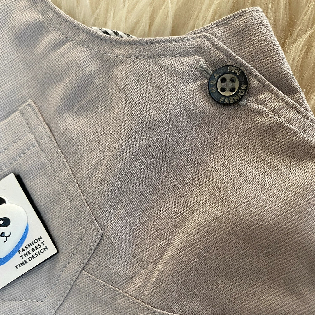 Panda Cub Overalls | Ages 3M–36M