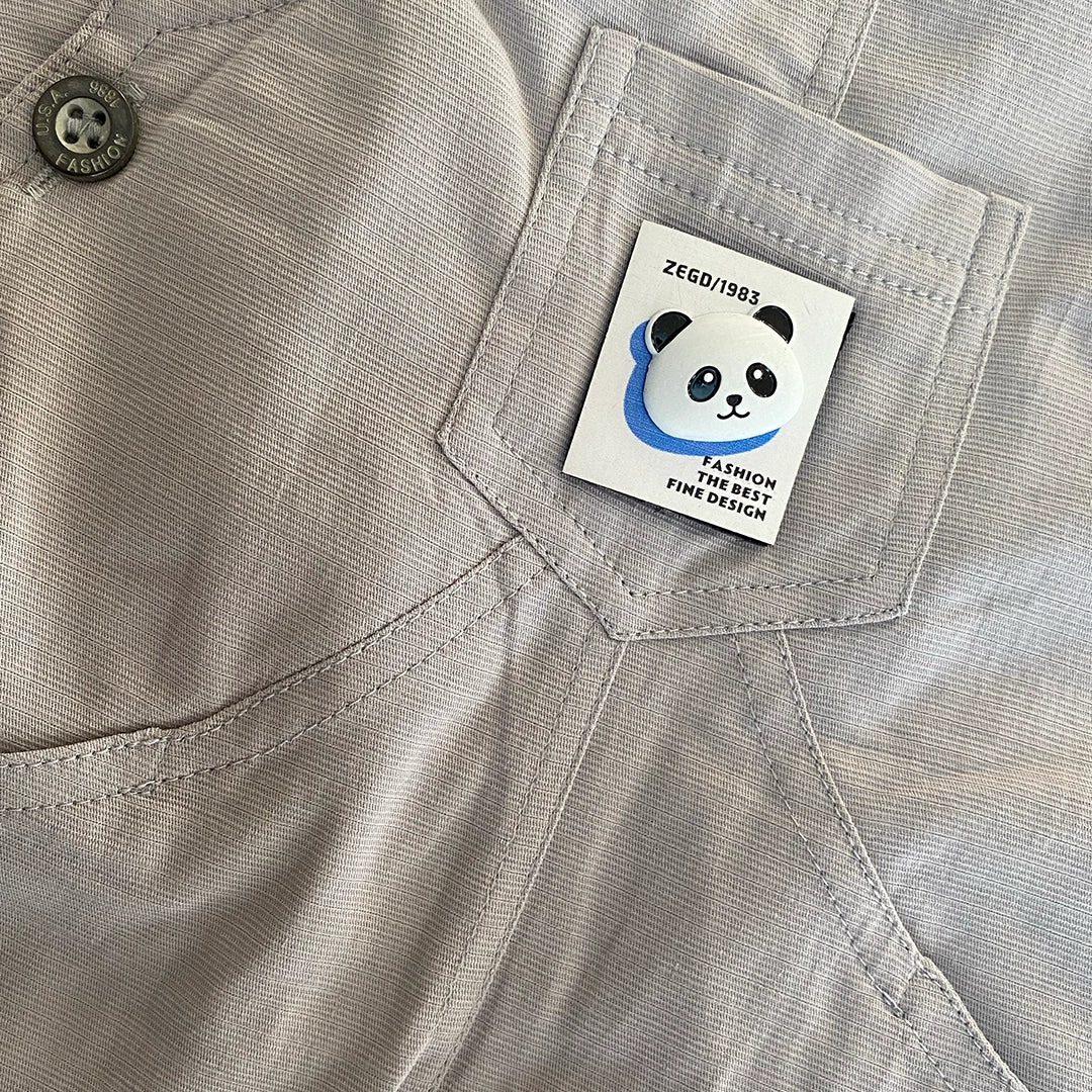 Panda Cub Overalls | Ages 3M–36M