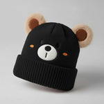 Bear Face Winter Beanie | 2Y–5Y