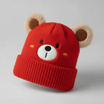 Bear Face Winter Beanie | 2Y–5Y