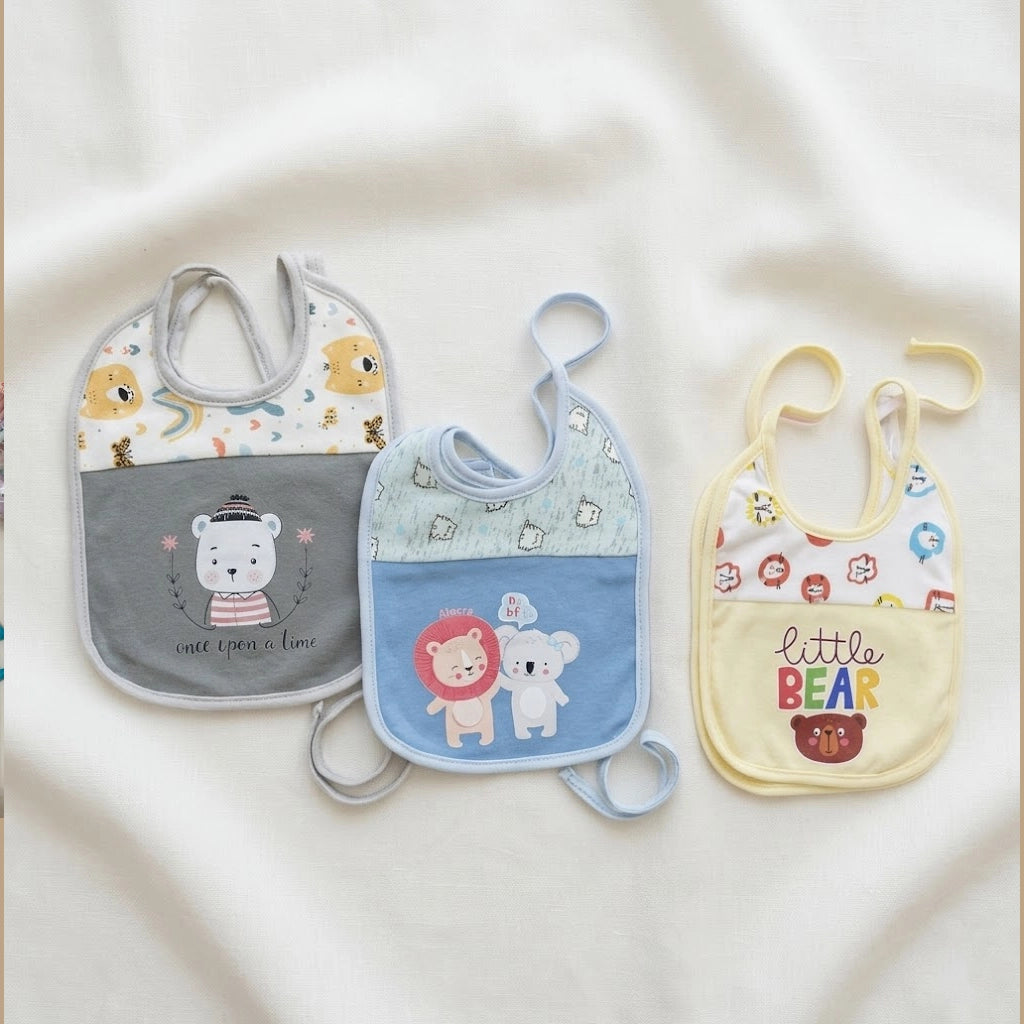 3-Pack Baby Bib Set | Ages 6M–24M