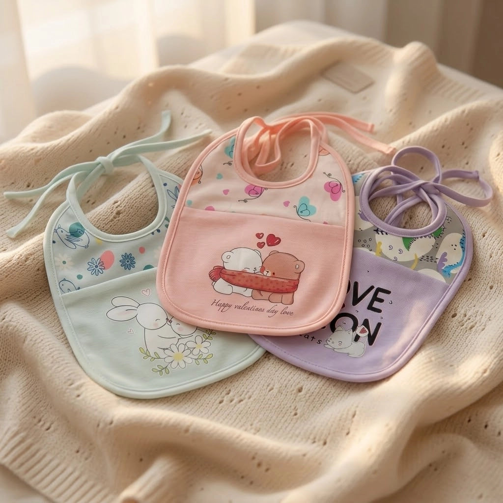 3-Pack Baby Bib Set | Ages 6M–24M