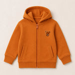 Teddy Badge Zip-Up Fleece Jacket