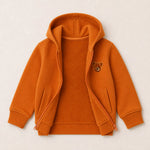 Teddy Badge Zip-Up Fleece Jacket