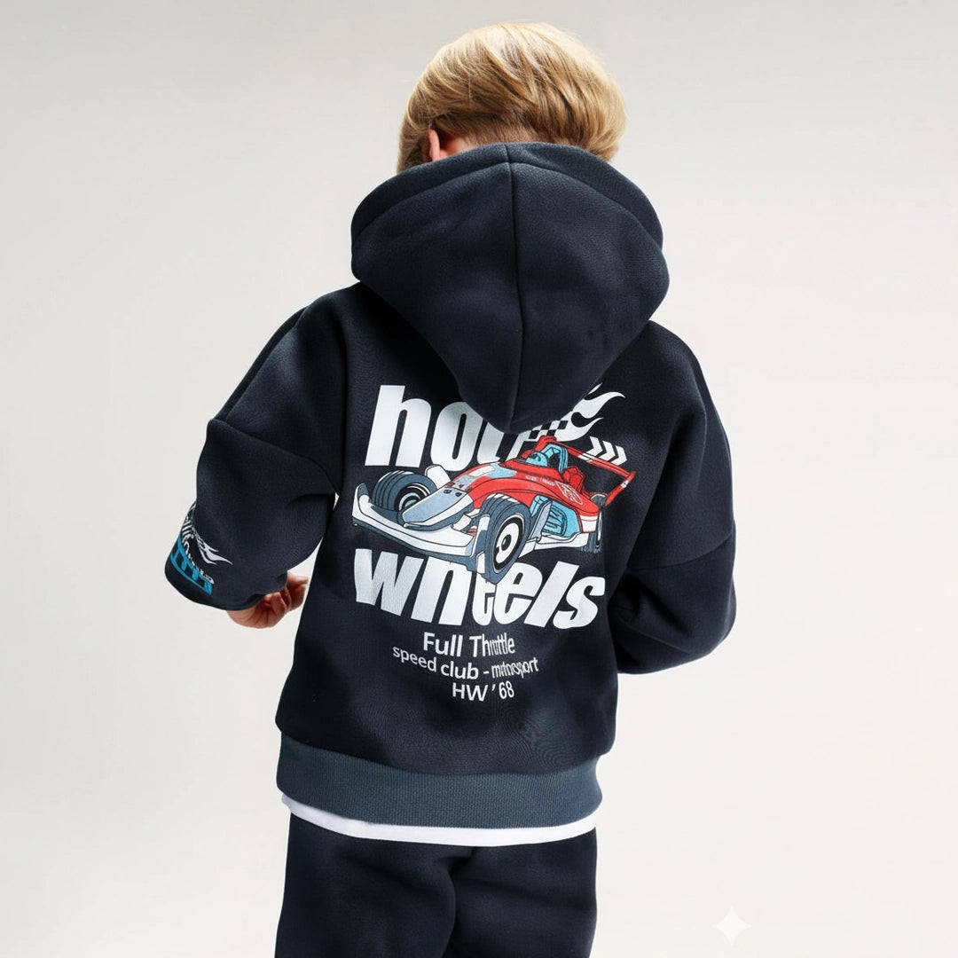 Hot Wheels Hoodie & Jogger Set | Ages 2Y–5Y