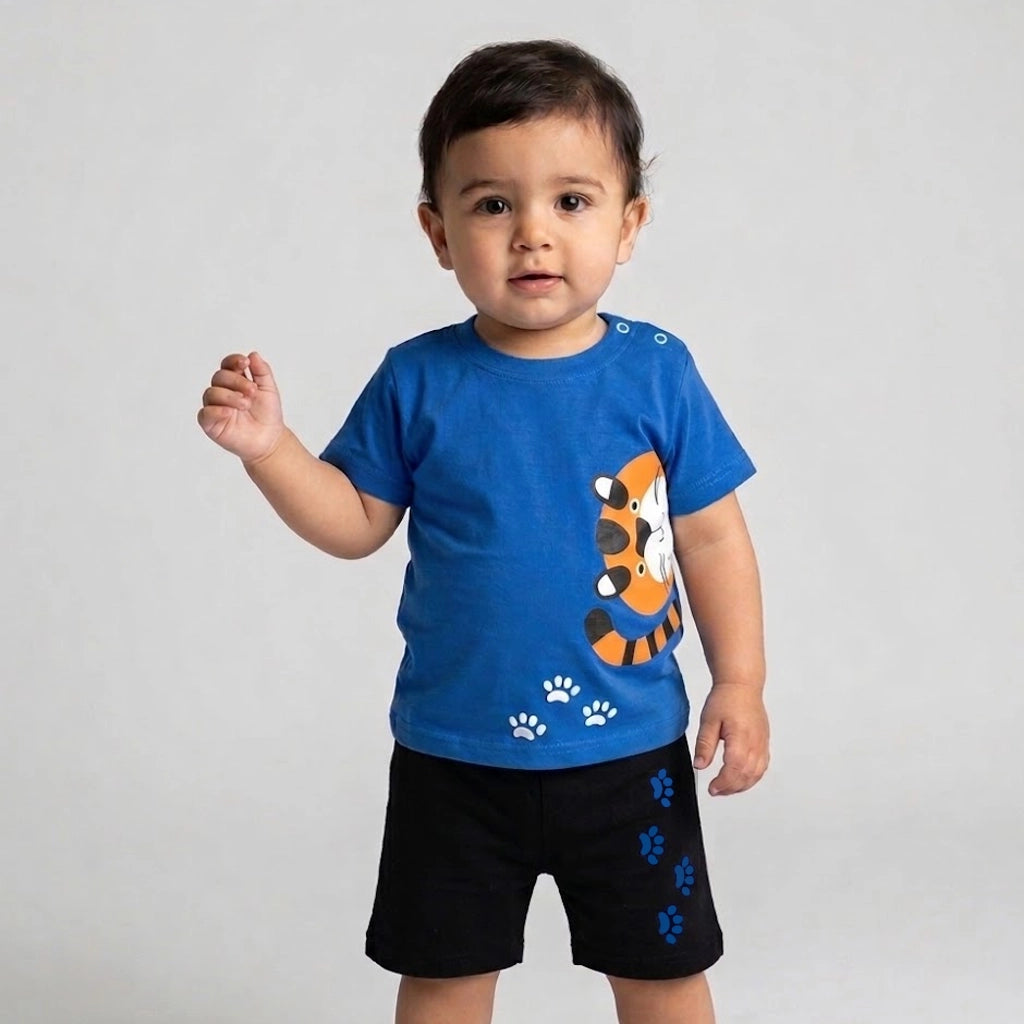 Tiger Play Baby Pajama | Age 9M