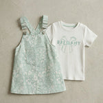 Floral Overall Dress Set | Ages 12M-30M