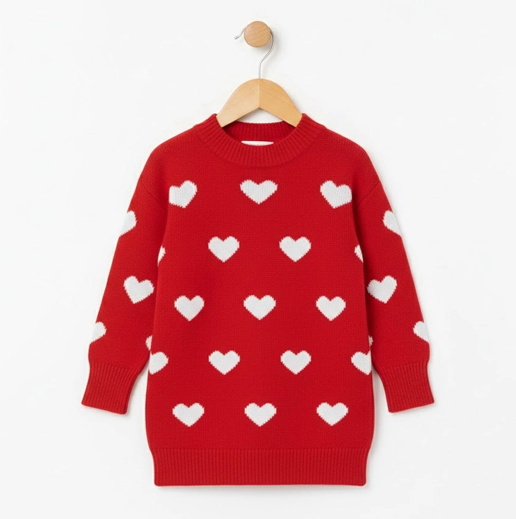Sweetheart Cozy Dress | Ages 4Y–10Y