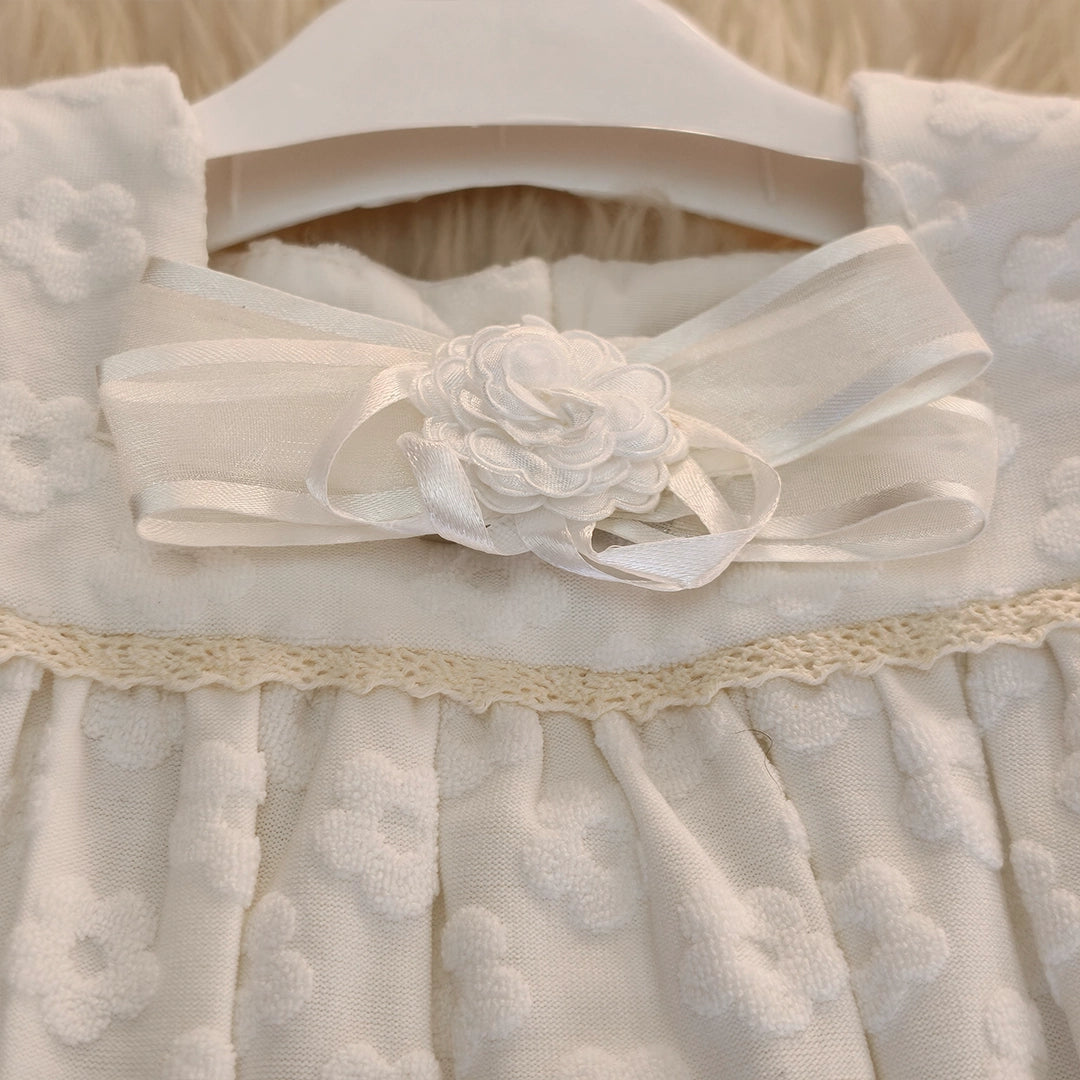 Ivory Lace Heirloom Dress | Ages 3M–36M