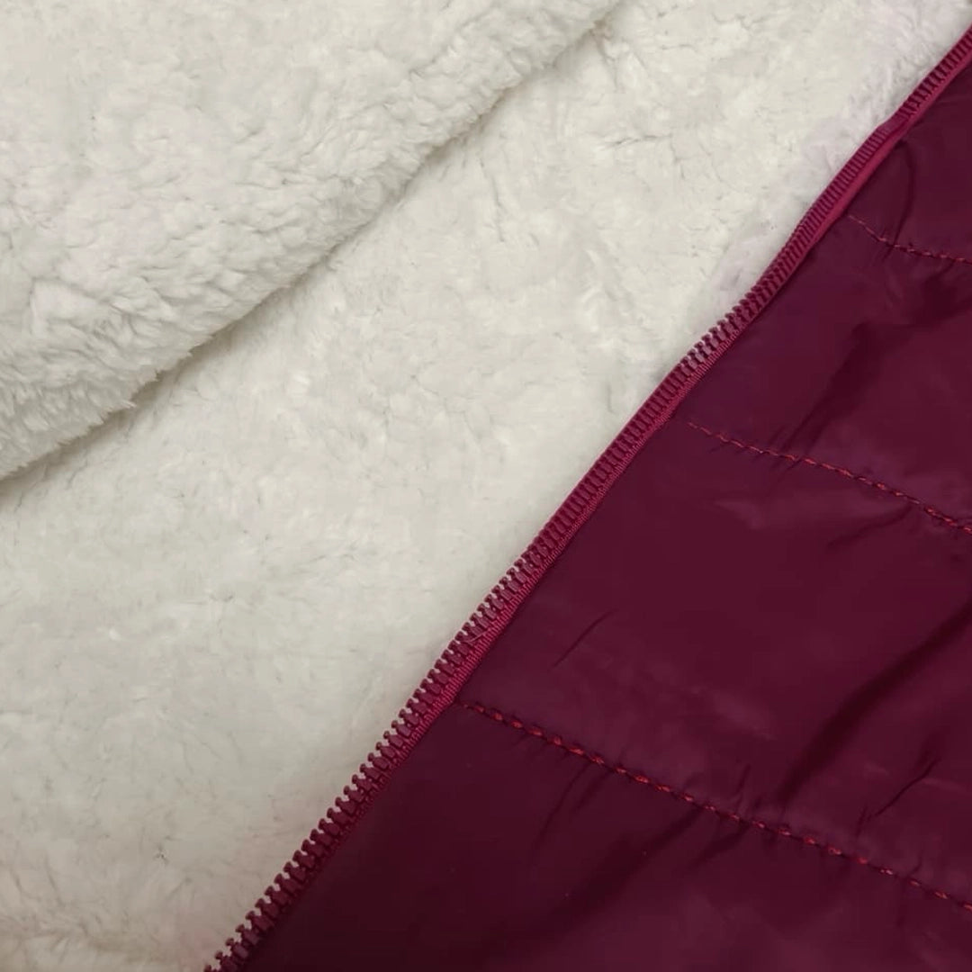 Puffer Jacket with Faux Fur Lining | 4Y–10Y