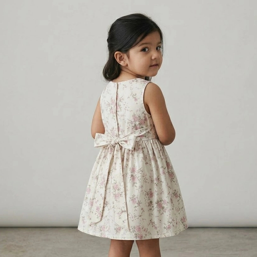 فستان “Golden Bloom” مزهر للبنات | من 3 لـ 6 سنين