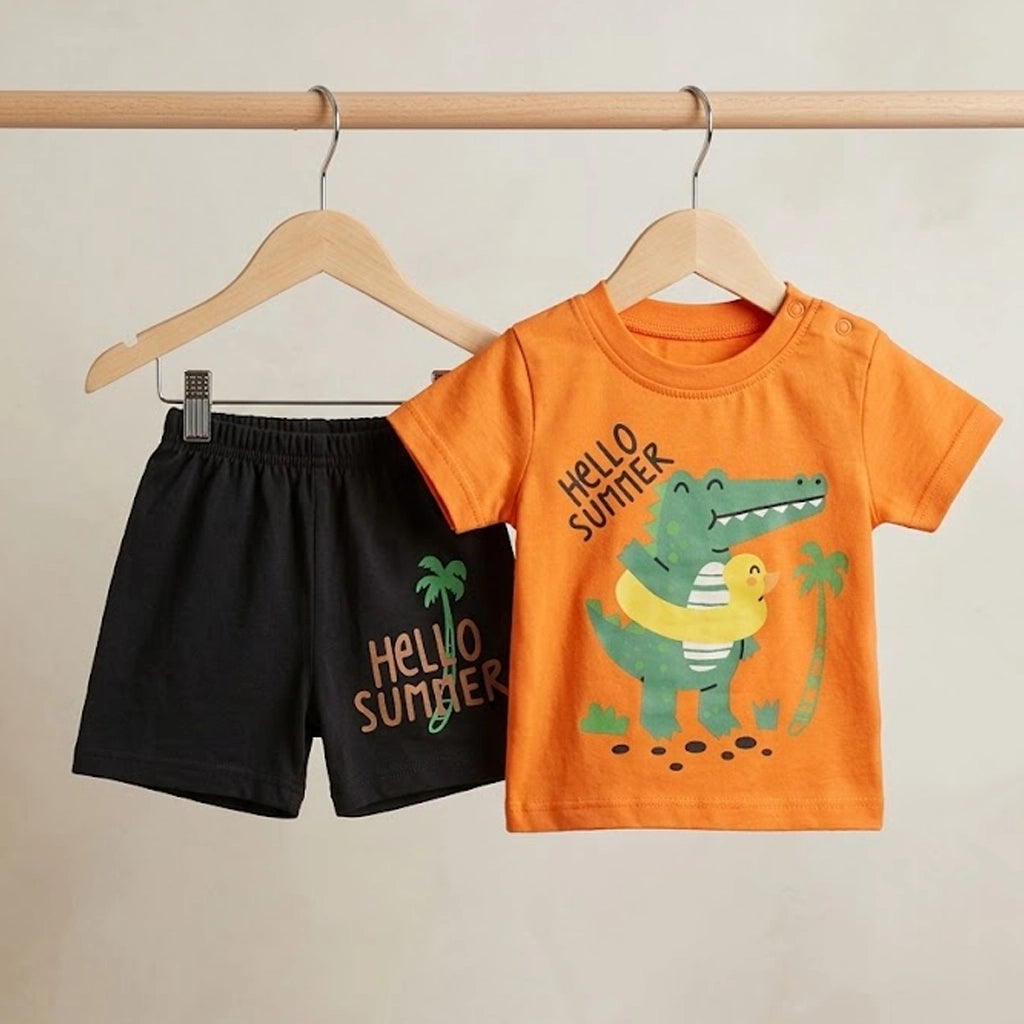 Hello Summer Gator Set | Ages 3M–18M