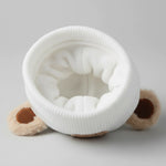 Teddy Paw Knit Beanie | Ages 0–2Y