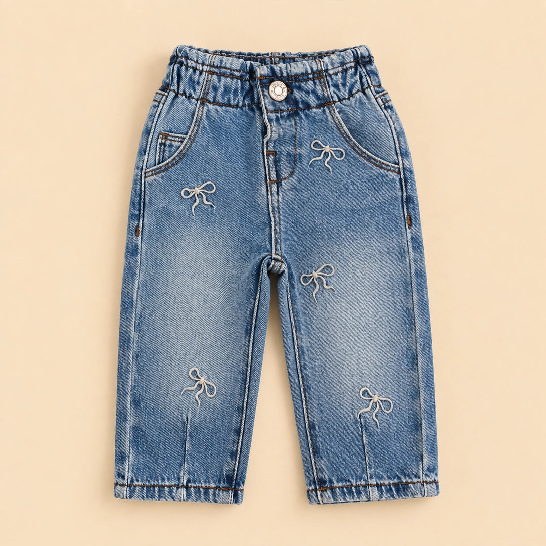 Ribbon Bow Jeans