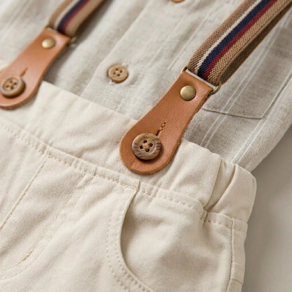 طقم Little Gent Suspenders | من 6 لـ 24 شهر