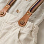 طقم Little Gent Suspenders | من 6 لـ 24 شهر