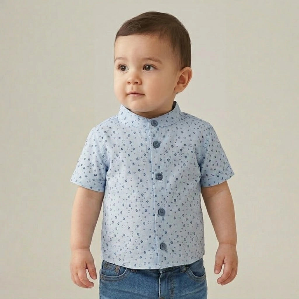 Mini Pattern Shirt | Ages 3M–18M