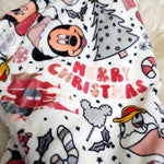 Christmas Cartoon Onesie with Hood & Double Zipper | Ages 0M–18M