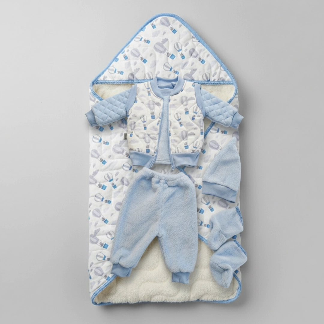 Newborn Baby Boy Winter Gift Set – 6 Pieces