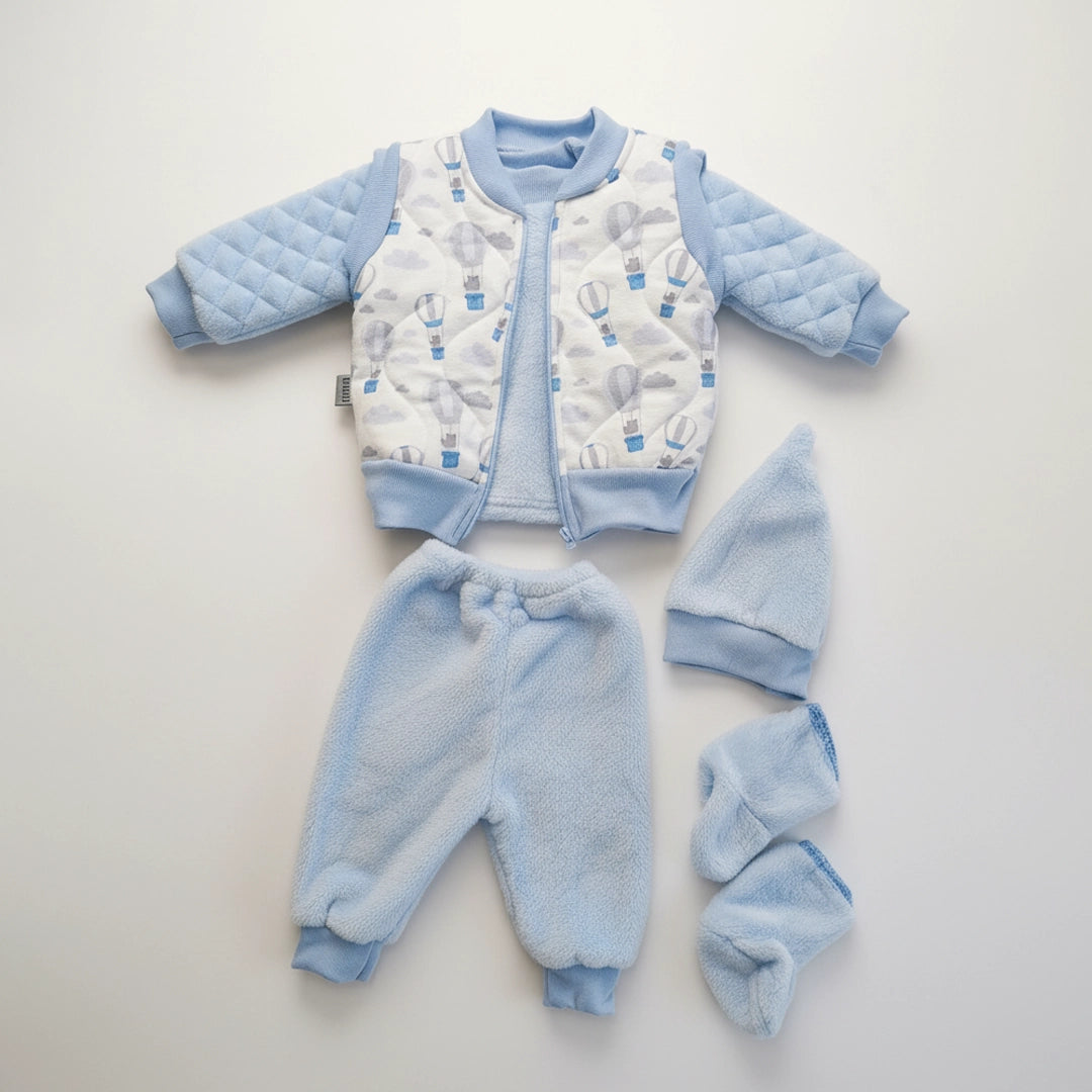Newborn Baby Boy Winter Gift Set – 6 Pieces