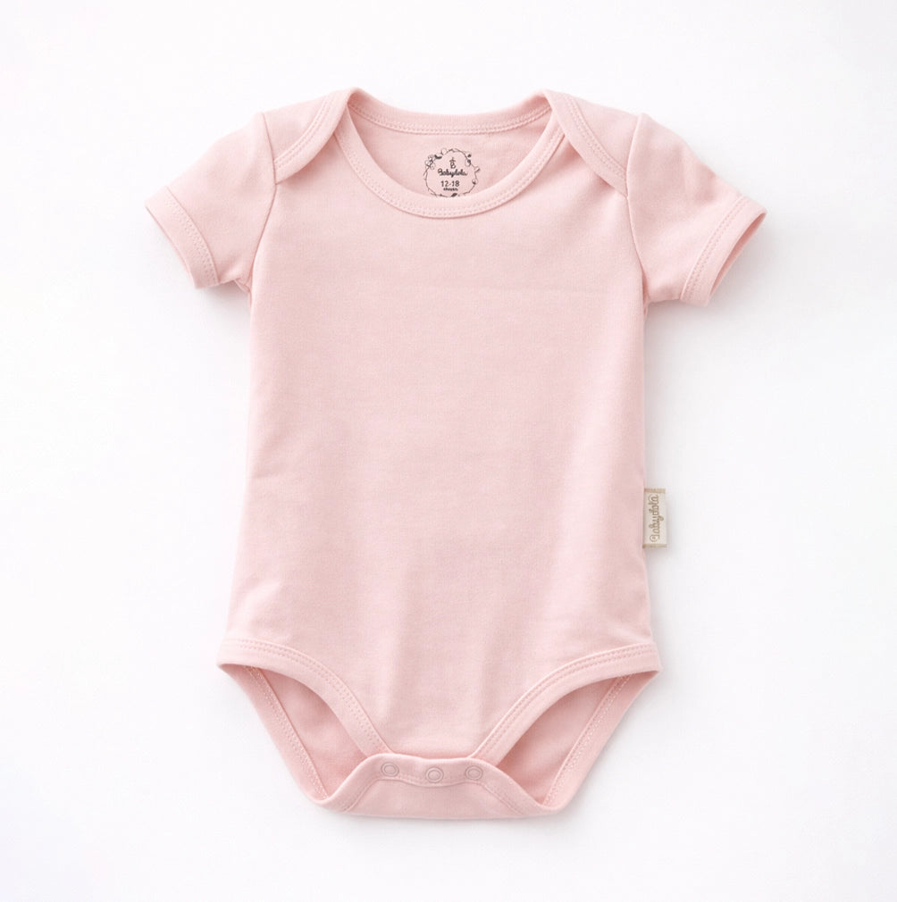 Baby Cotton Short-Sleeve Bodysuit | Ages 0M–24M