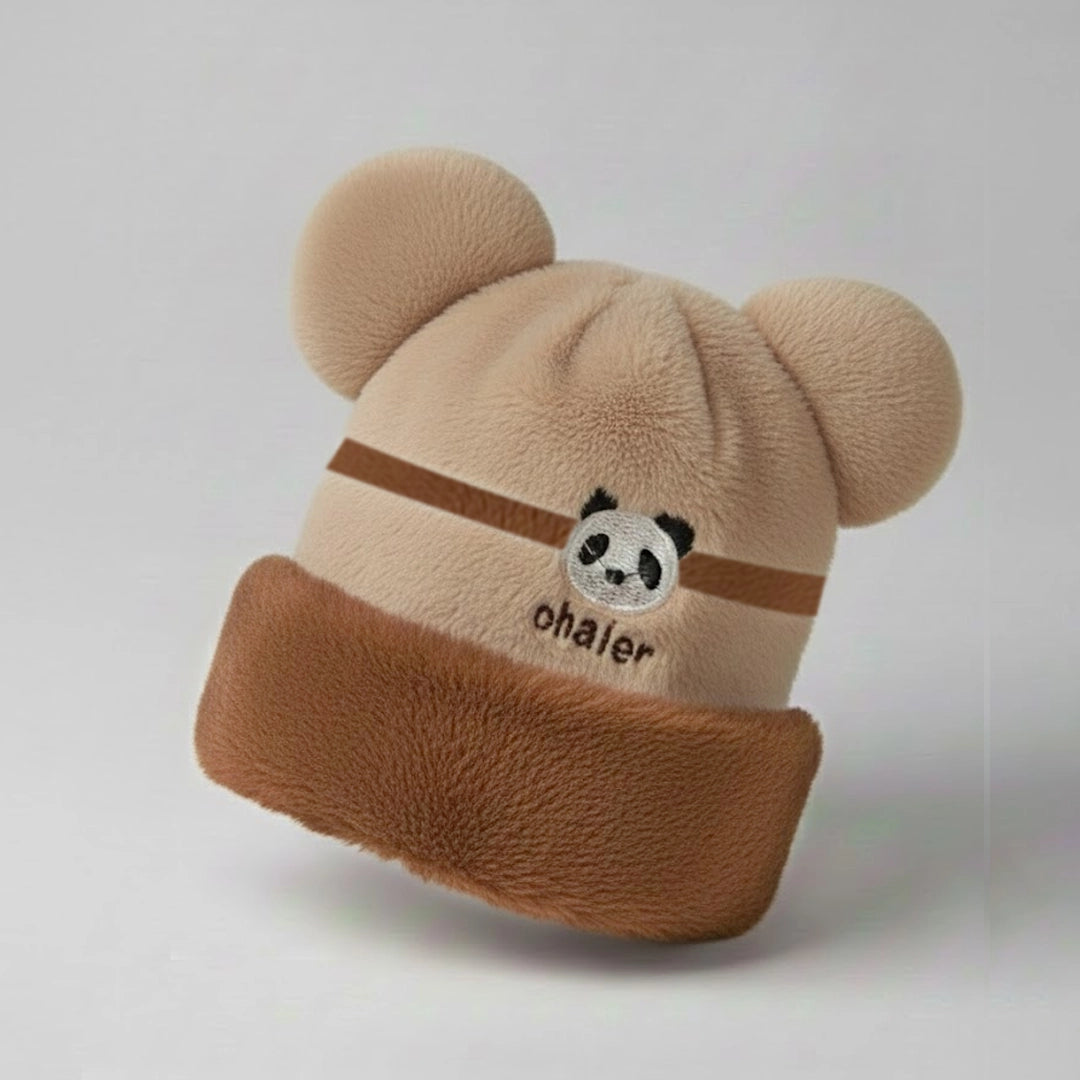 Panda Ear Winter Beanie | 2Y–5Y