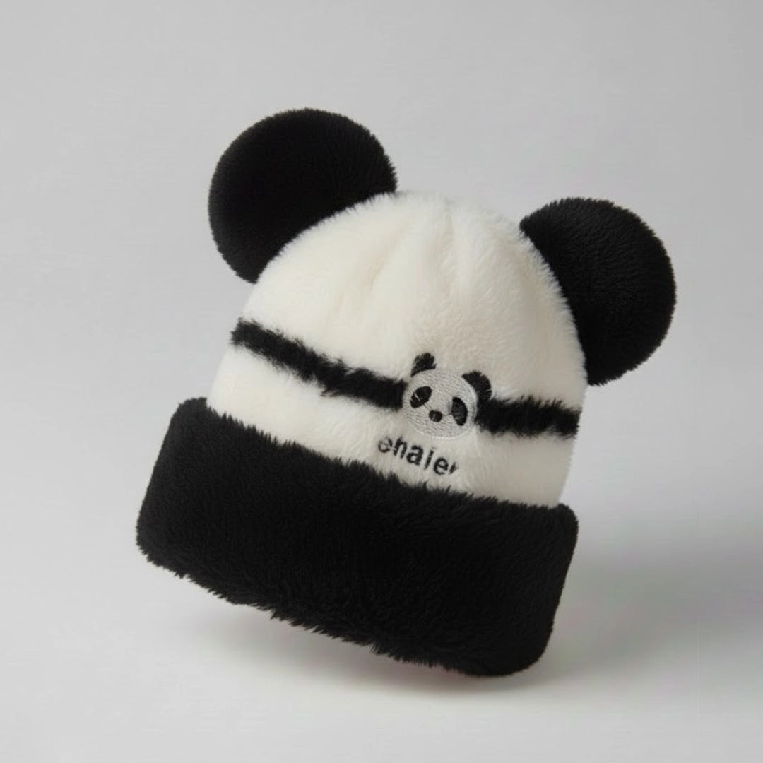 Panda Ear Winter Beanie | 2Y–5Y