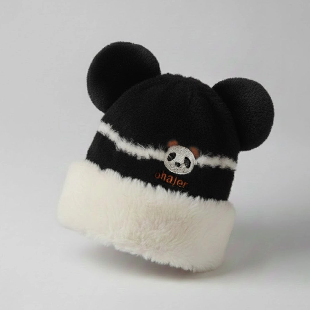 Panda Ear Winter Beanie | 2Y–5Y