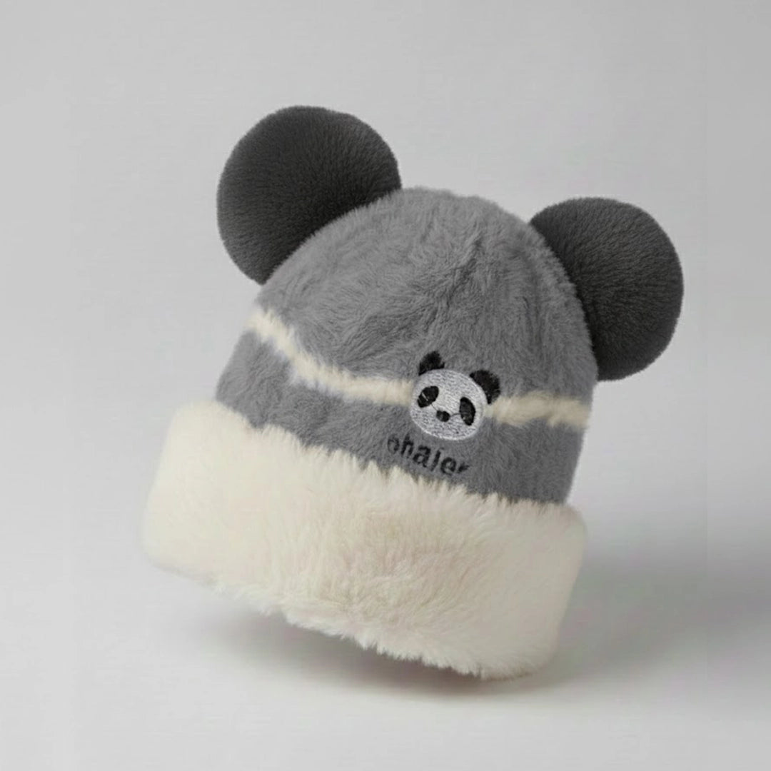 Panda Ear Winter Beanie | 2Y–5Y
