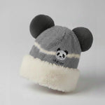 Panda Ear Winter Beanie | 2Y–5Y