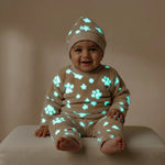 Paws & Stars Glow-in-the-Dark Winter Pajama Set | Ages 3M–12M