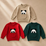 Peek-a-Boo Panda Pullover