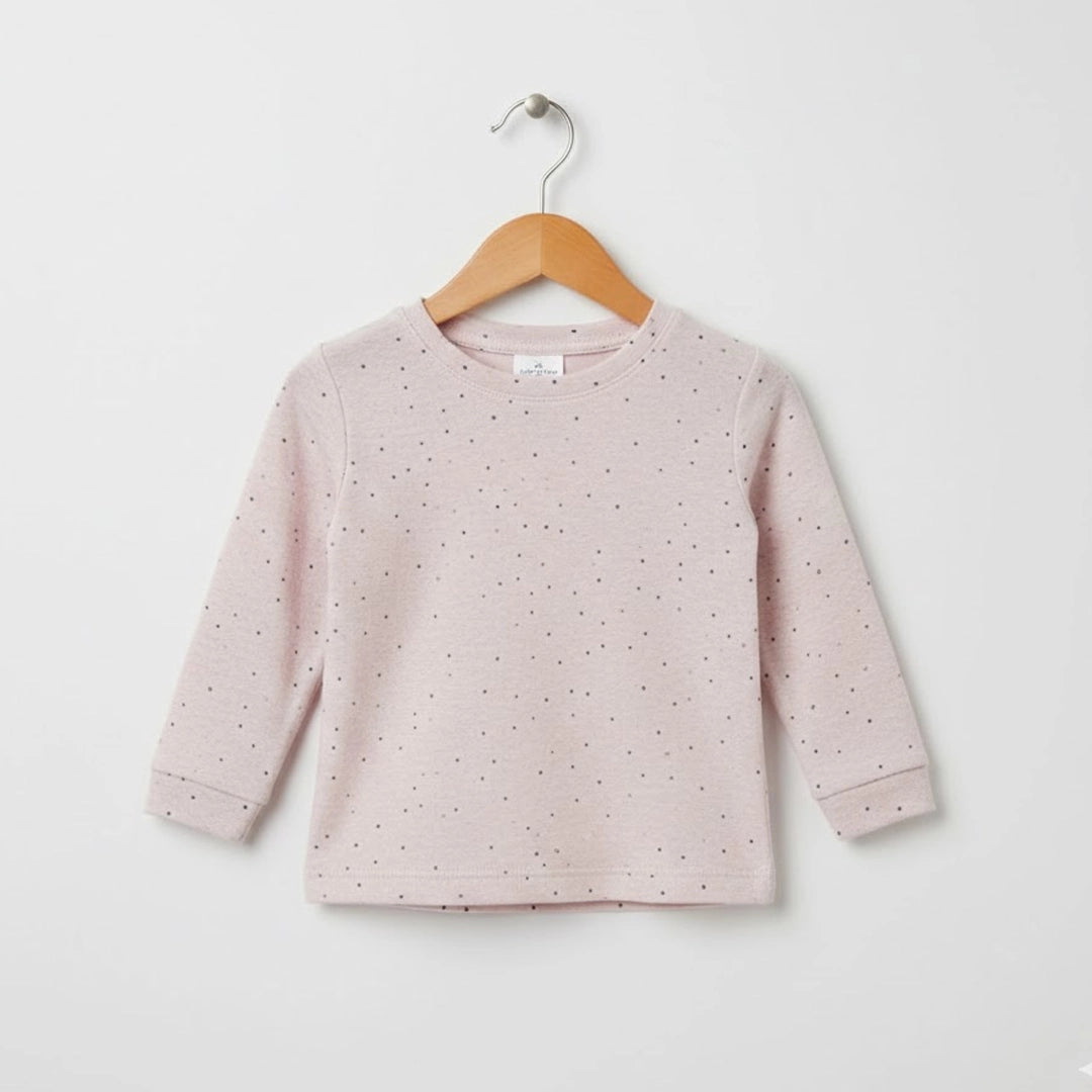 Soft Dots Cotton Pajama Set | Ages 3M–36M