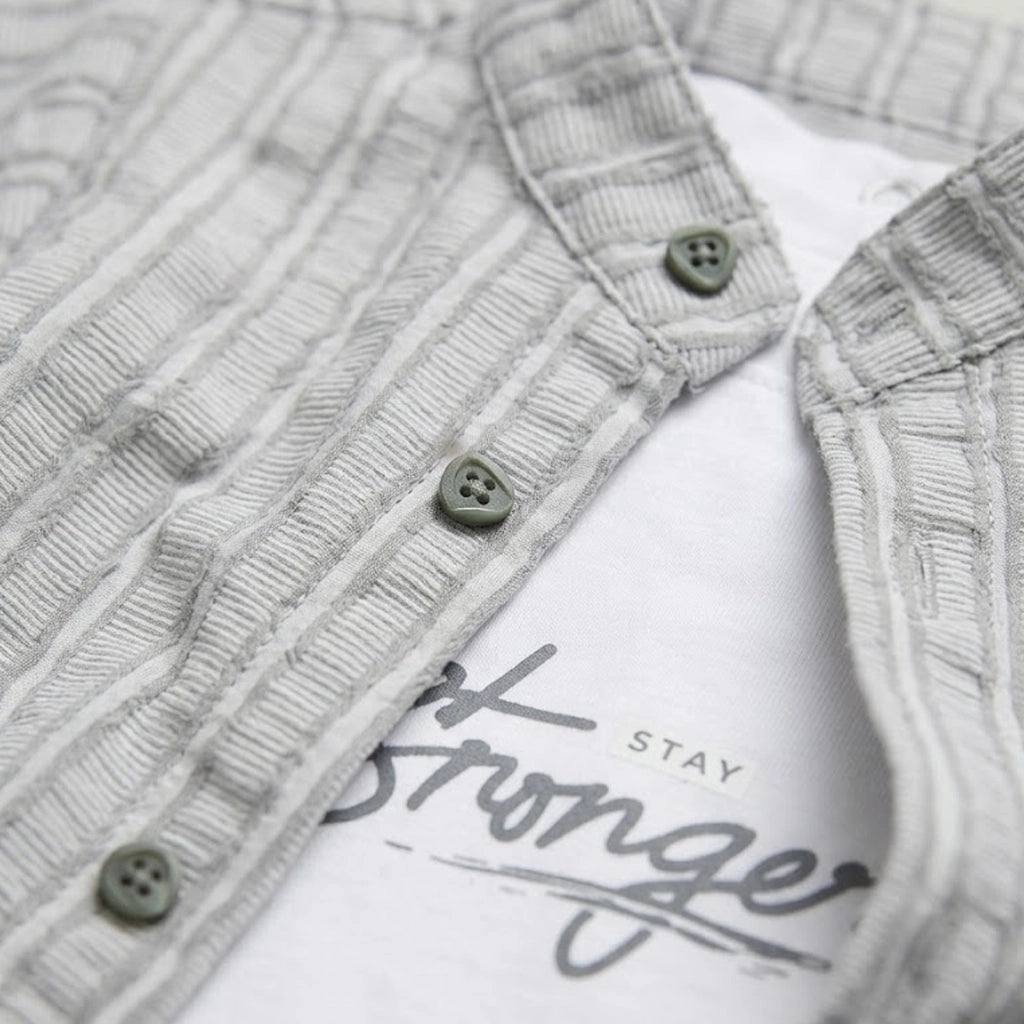 Stay Strong Ribbed Set | Ages 6M–36M
