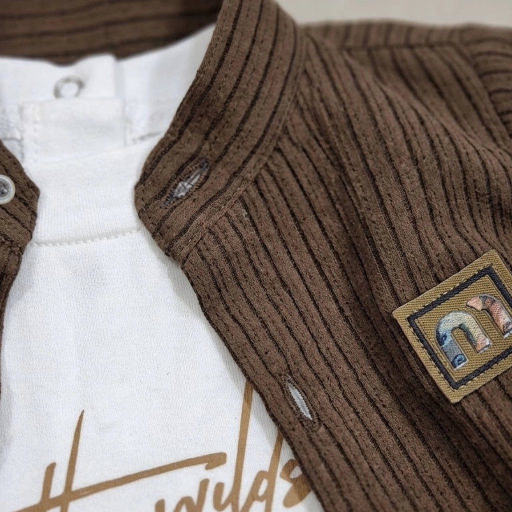 Wild Days Ribbed Set | Ages 6M–36M