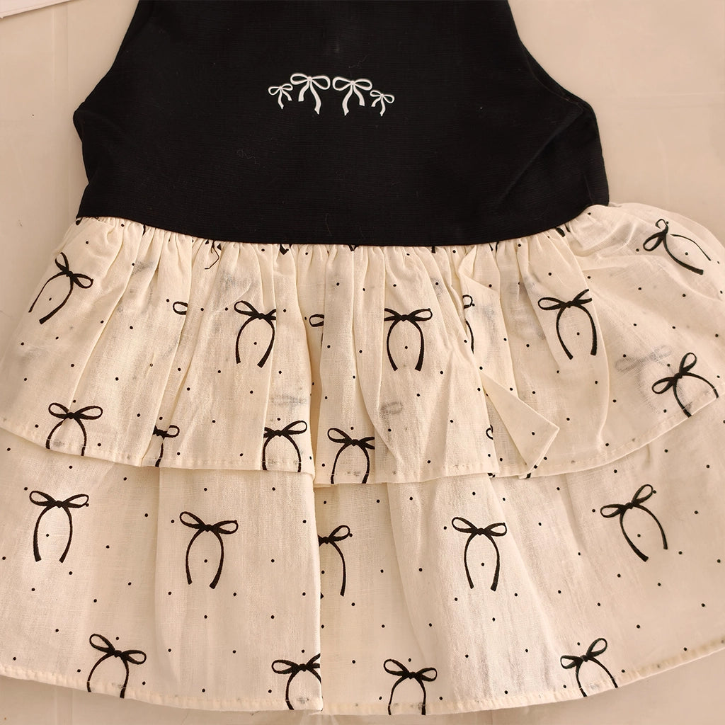 Bow Tier Dress | Ages 3M–36M