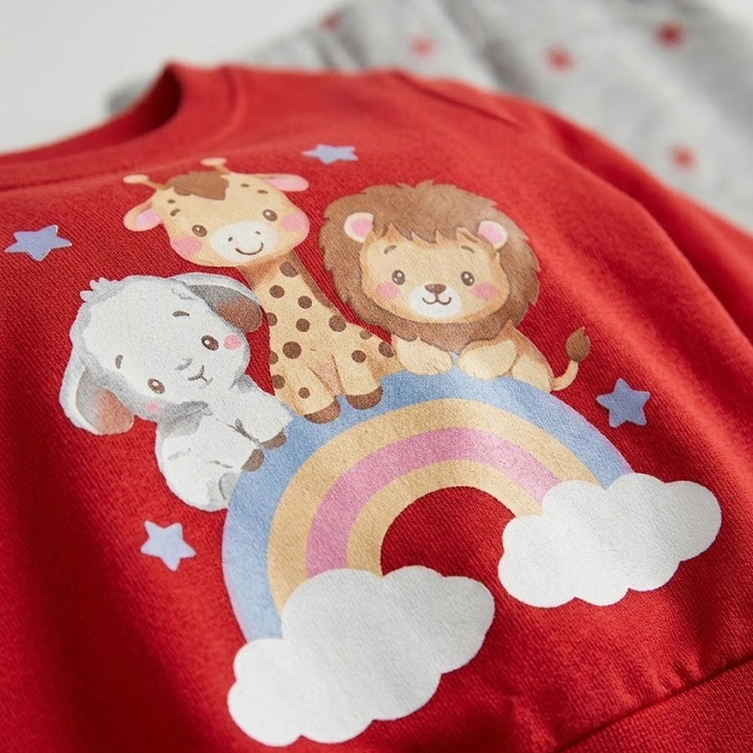 Little Safari Rainbow Baby Set | Ages 0M–18M