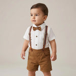 طقم Little Gent Suspenders | من 6 لـ 24 شهر