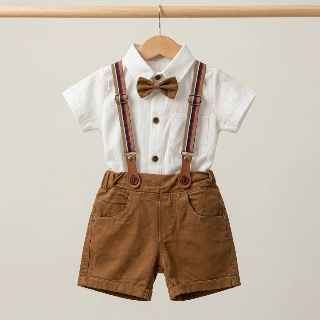 طقم Little Gent Suspenders | من 6 لـ 24 شهر