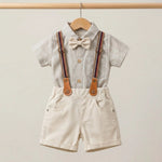 طقم Little Gent Suspenders | من 6 لـ 24 شهر