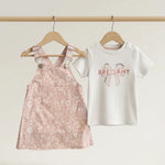Floral Overall Dress Set | Ages 12M-30M