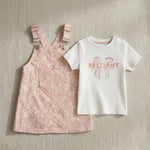 Floral Overall Dress Set | Ages 12M-30M