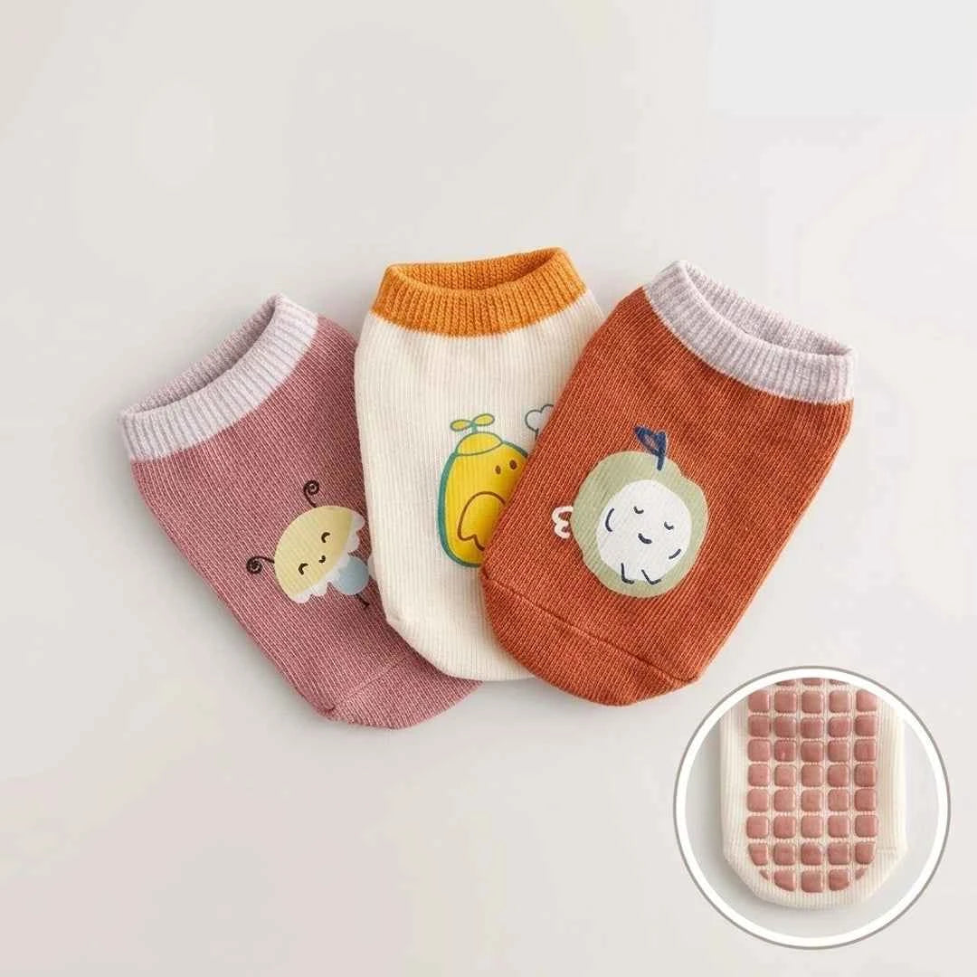Sweet Critters Grip Socks Pack | Ages 6M–12M