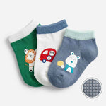 Little Explorers Grip Socks Pack | Ages 6M–12M