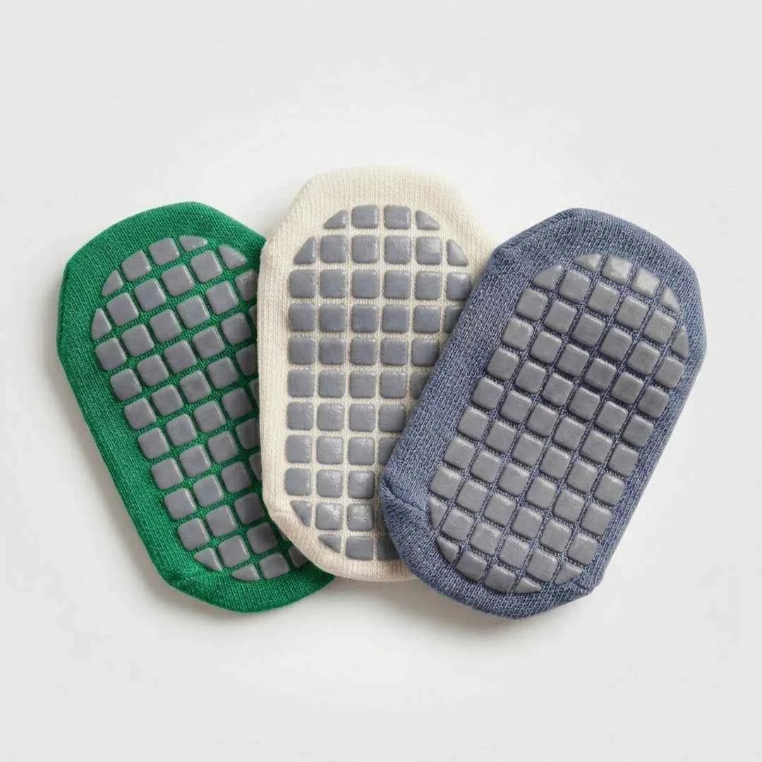Little Explorers Grip Socks Pack | Ages 6M–12M