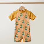 Skater Dino One-Piece Sunsuit | UPF 50+ Protection | Ages 3M–18M