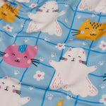 Cat Print One-Piece Swimsuit | UPF 50+ Protection | Ages 3M–18M