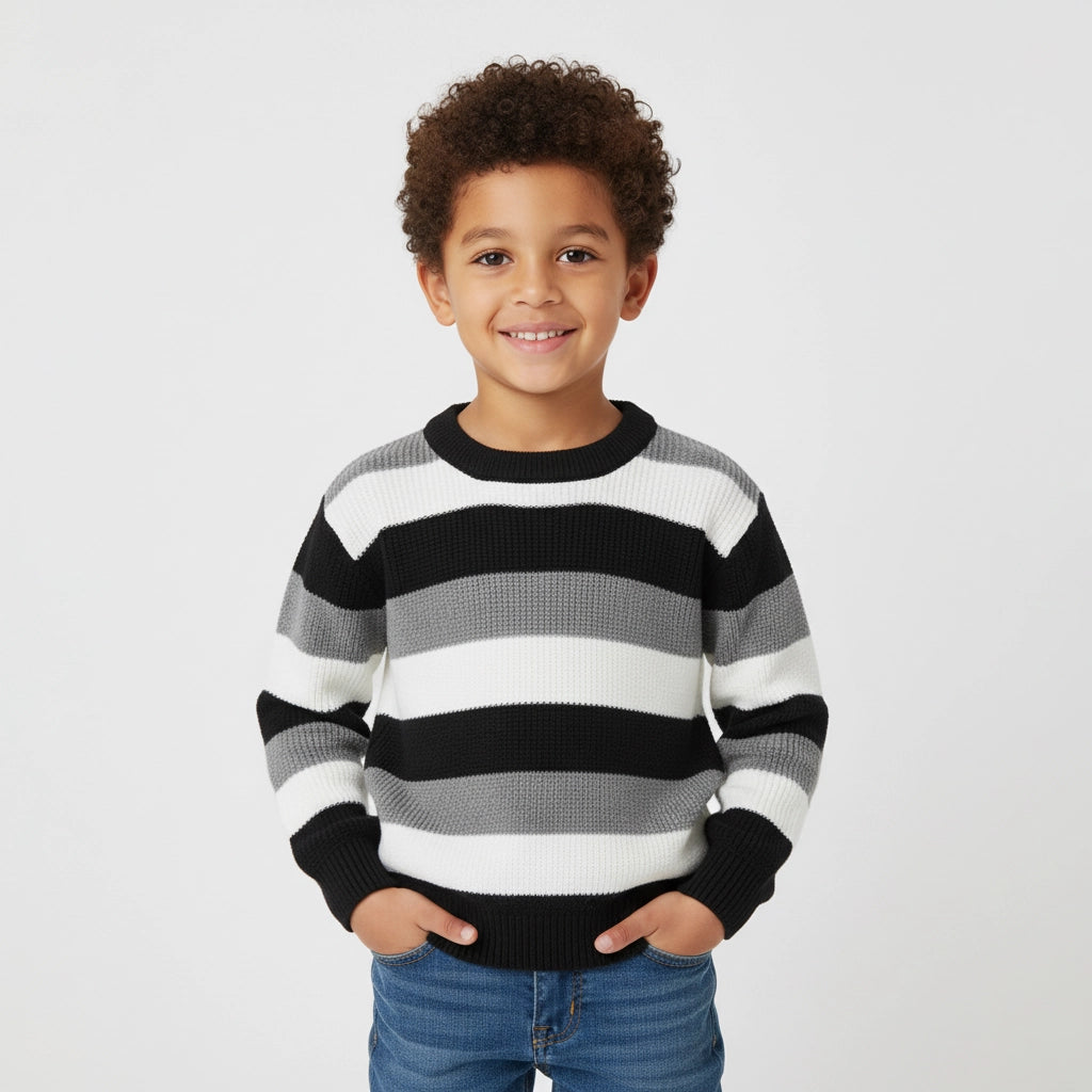 Trail Stripe Pullover | Ages 2Y–8Y