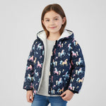 Unicorn Puffer Jacket | Ages 1Y-8Y